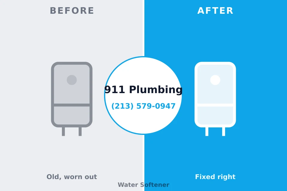 Before and after: plumbing repair Van Horn, TX